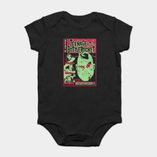 teenage bottlerocket necrocomicon Baby Bodysuit